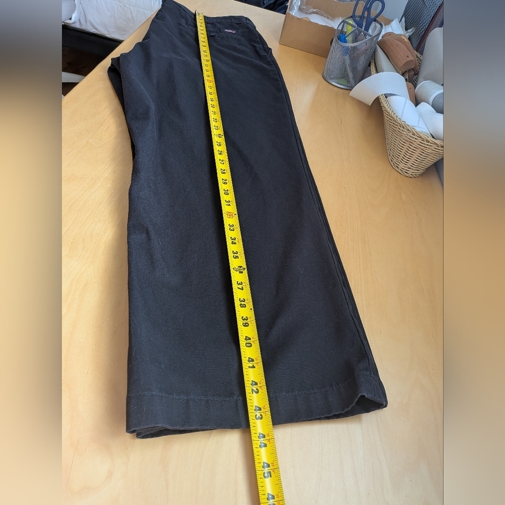 DICKIES Men Pants Size 44x30 Black Color Wide Leg Loose Fit Streetwear Sk8 - Picture 9 of 11